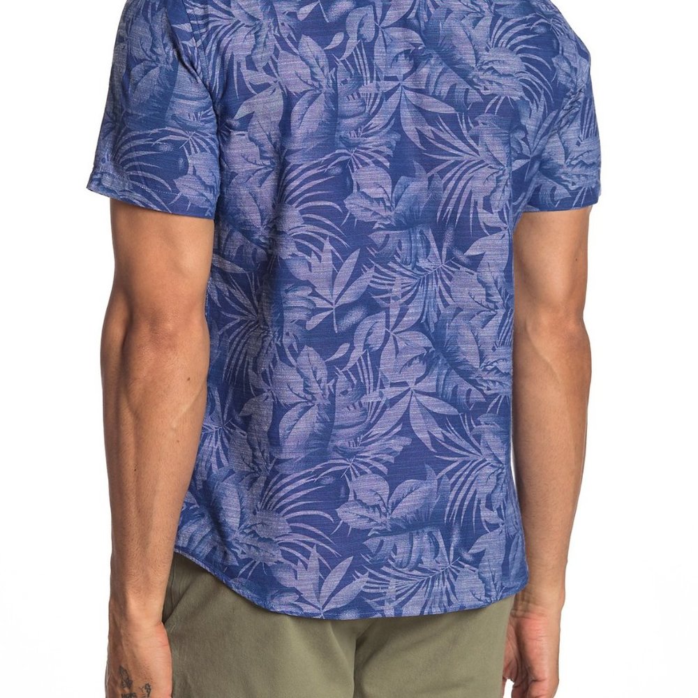 SLATE & STONE Mens NEW Short Sleeve Hawaiian Dress Shirt Top M Cotton $128 🎉HP - Picture 6 of 12